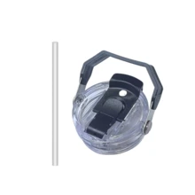 30盎司双盖车载杯，大容量塑料杯，带防漏密封盖，便携式保温水瓶盖 - 彩色 - 查看 12