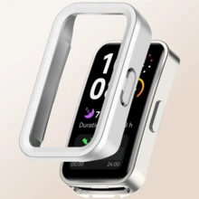 1pc Hollow PC Case Compatible With HUAWEI Band 10 9 8 Accessories All-Around Hard PC Bumper Frame Shell Cover Compatible With Hua Wei Band 10 Band 9 Band 8 Cases Smartwatch Accessories Back To School Essentials  School Supplies For Students