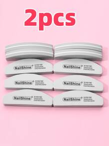 10 件迷你半月形 100/180 海绵抛光锉刀条。适用于日常化妆、舞会、婚礼、购物、约会、晚宴团队建设、节日化妆、母亲节礼物、毕业季礼物、节日睫毛、狂欢化妆、狂欢派对。、美甲用品、美甲工具、美甲工具、返校、指甲、按压指甲的美甲工具