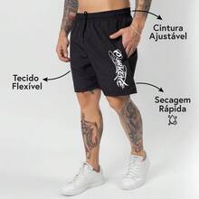 BASIC OSASCORTE SHORTS BERMUDA TACTEL ELASTANE DRY FIT SUMMER LIGHT 244 NATO GRADE RAIVOSO RABBIT - Black - View 3