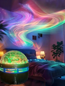 Galaxy Aurora Borealis Projector Pro - RGB Starry Sky & Northern Lights LED Lamp With Smart App & Remote, 16 Color USB Mood Lighting For Bedroom, Home Theater, Camping, Party Decor - Ultimate Christmas & Valentine's Gift