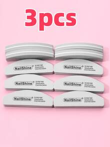 10 件迷你半月形 100/180 海绵抛光锉刀条。适用于日常化妆、舞会、婚礼、购物、约会、晚宴团队建设、节日化妆、母亲节礼物、毕业季礼物、节日睫毛、狂欢化妆、狂欢派对。、美甲用品、美甲工具、美甲工具、返校、指甲、按压指甲的美甲工具