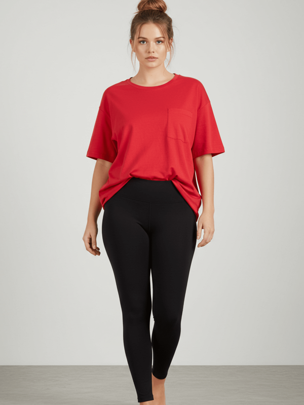 Legging de Cintura Alta Feminina Básica