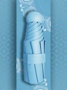 胶囊遮阳伞，女士防紫外线折叠伞，二合一迷你超轻便携伞，户外、花园、旅行必备、便携必备、沙滩必备、毕业季、毕业典礼、毕业礼物、毕业赠礼、祝贺毕业、毕业典礼致辞代表、毕业派对、户外必备、旅行便携、徒步必备、露营必备、便携工具、夏季必备、夏季便携 - 彩色 - 查看 14