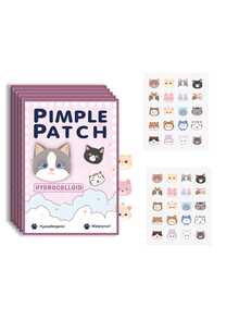 Set de 40 parches para el acné con diseño de gato, parches para cubrir imperfecciones del rostro, suaves y no irritantes, unisex - Multicolor - Ver 15