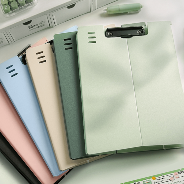 1 pièce Presse-papiers A4, presse-papiers épais et portable pour étudiants, tableau d'écriture vertical, support de notes de réunion