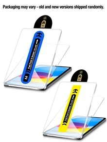 Yezodawee 适用于 iPad 第十代 10.9 英寸（2022 款）的屏幕保护膜，[兼容面容 ID 和 Apple Pencil]，是生日、送给家人和朋友的理想礼物。这款平板电脑屏幕保护膜采用防水钢化玻璃材质，全覆盖设计，可有效防止冲击、跌落、刮擦和指纹。 - 1pc box - 查看 11