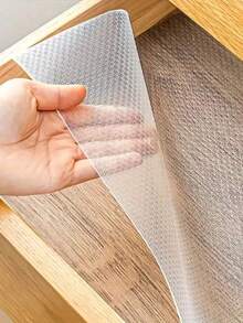 1 Roll Daisy Shelf Liner For Kitchen Cabinets,Non-Adhesive Drawer Liner,Non-Slip Refrigerator Liner,EVA Waterproof Fridge Pad Cupboard Mat Easy Placemats.,Storage,Kitchen Organiser,Organizer,Kitchen Items,Room Decor,Home Decor. - White - View 3