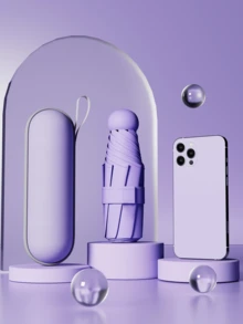 胶囊遮阳伞，女士防紫外线折叠伞，二合一迷你超轻便携伞，户外、花园、旅行必备、便携必备、沙滩必备、毕业季、毕业典礼、毕业礼物、毕业赠礼、祝贺毕业、毕业典礼致辞代表、毕业派对、户外必备、旅行便携、徒步必备、露营必备、便携工具、夏季必备、夏季便携 - 彩色 - 查看 18