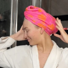 Microfibre Hair Wrap Towel - Fast Drying And Absorbent