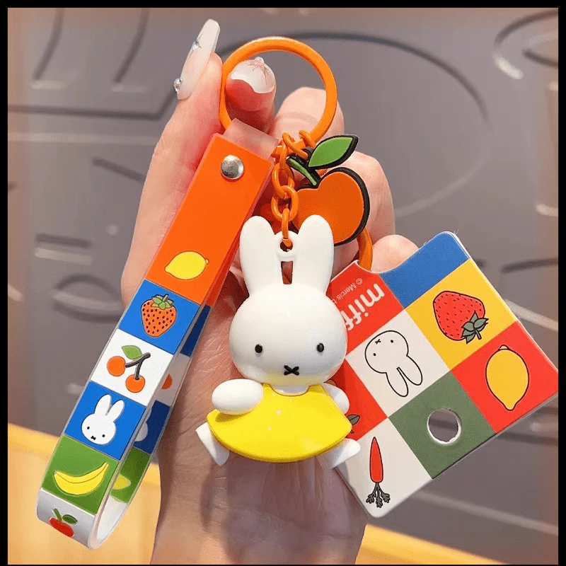 MIFFY Classic Keychain – Iconic Dutch Bunny Charm! Minimalist Design Meets Daily Utility, Perfect For Keys, Bag Accessories, Or Collector's Items. Carry A Touch Of Nostalgia Everywhere! - Red - View 1