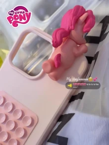 MY LITTLE PONY 1 件可爱休息下巴小雕像装饰，盲盒随机颜色，惊喜礼物，非常适合生日、圣诞节、情人节、年轻人返校、装饰品、派对礼物