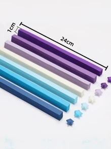 540 Pcs Origami Stars Paper Strips Handmade Home Cards Gift Party Decoration Craft Decoration Intellectual Paper Folding Lucky Star, Five-Pointed Star