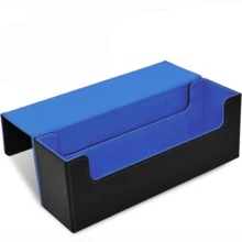 Homthy 600 Slots PU Leather Magnetic Commander Card Storage Box Suitable For MTG And Sports Cards - Multicolor - View 10