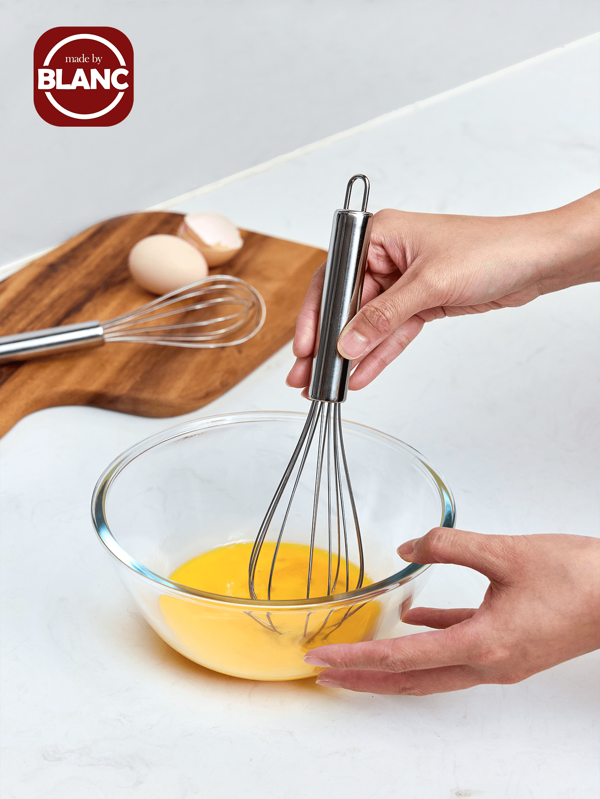 3 pezzi Fruste da cucina, frusta in acciaio inossidabile per mescolare, montare, sbattere e girare, set di fruste a forma di palloncino, versione migliorata, per il ritorno a scuola