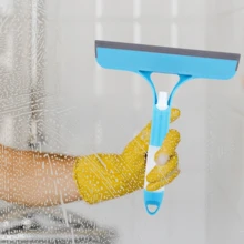 SOKANY Raspador de silicona 3 en 1, sin rayas, raspador multiusos pequeño, adecuado para puertas de ducha, ventanas, coches, espejos - Azul - Ver 6