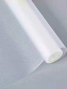 1 Roll Daisy Shelf Liner For Kitchen Cabinets,Non-Adhesive Drawer Liner,Non-Slip Refrigerator Liner,EVA Waterproof Fridge Pad Cupboard Mat Easy Placemats.,Storage,Kitchen Organiser,Organizer,Kitchen Items,Room Decor,Home Decor. - White - View 12