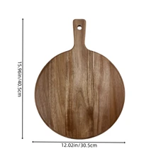A High-End Wooden Cutting Board, Suitable For Meat, Cheese, Bread, Vegetables And Fruits. A Multi-Functional Wooden Cutting Board, The Perfect Choice For Camping, An Ideal Kitchen Gadget, And The Best Gift For Mother's Day