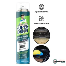 Limpa Forno Spray Desengordurante Dom Line Micro Ondas 300ml