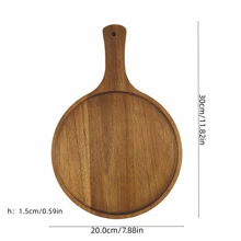 A High-End Wooden Cutting Board, Suitable For Meat, Cheese, Bread, Vegetables And Fruits. A Multi-Functional Wooden Cutting Board, The Perfect Choice For Camping, An Ideal Kitchen Gadget, And The Best Gift For Mother's Day