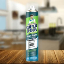 Limpa Forno Spray Desengordurante Dom Line Micro Ondas 300ml