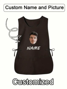 1 szt. spersonalizowany fartuch fryzjerski, spersonalizowany fartuch kuchenny, 2-kieszeniowy, szybkoschnący fartuch domowy dla mężczyzn i kobiet, nowoczesny fartuch poliestrowy, olejoodporny, szybkoschnący, jednolity kolor, do użytku w kuchni i domu, wielofunkcyjny, ozdobny, wielokrotnego użytku, oddychający, wykwintny, stylowy, wysokiej jakości, kolorowy, nowoczesny, niestandardowy, spersonalizowany, niepowtarzalny, idealny prezent dla niego, herbaciarnia, dom, ogród, biuro, odświeżenie domu, spersonalizowane śliniaczki dla dorosłych, dom i styl życia, świąteczna atmosfera w domu, jesienne odświeżenie domu, harmonia w domu