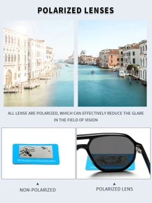 1 pieza Gafas de piloto con doble puente de moda para hombre, adecuadas para conducir, viajar, casual, vacaciones, actividades al aire libre y uso diario. Montura ligera de TR, minimalista y con estilo. de verano para playa, vacaciones, exterior y viajes