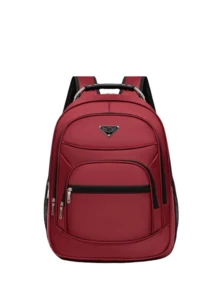 Mochila Executiva Para Notebook Reforçada Com 4 Zíperes e Alça Reforçada Unissex - Azul - Visão 7