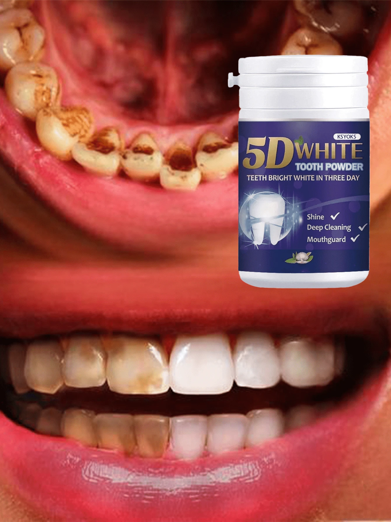 BAKING SODA TOOTH POWDER, Caring For Oral Health Is A Daily Necessity For Fresh Breath. - Nhiều màu - Xem 1