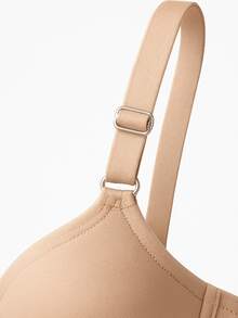 Kit 03 Sutiãs Reforçados com Bojo Sustentação, Estilo e Bem-Estar Preto Branco e Bege - Multicolorido - Visão 9