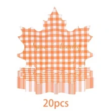 10 Stück/20 Stück/50 Stück Herbst Pappteller in Ahornblatt-Form, Erntedank Teller mit Herbstblättern für Küche, Waldland Erntedank, Babyparty, Geburtstag, Feiertage, Partydekoration