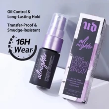 Urban Decay ​​Travel-Size All Nighter Waterproof Makeup Setting Spray 15ml/0.5oz. Long-Lasting, Waterproof Setting Spray For Vibrant, Smudge-Proof Makeup. - Dark Purple - View 1