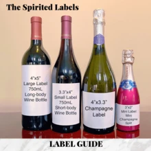 1/3/5件客製化Prosecco香檳酒標，伴娘邀請禮物，香檳生日禮物，個性化訂婚禮物，客製化Prosecco酒標，客製化葡萄酒防水酒標，葡萄酒酒標，適用於週年紀念 - 彩色 - 查看 2