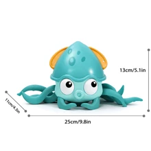 1 件儿童发条螃蟹玩具，可拉动并漂浮在水中