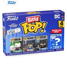 Funko Bitty POP: Joker de DC paquete de 4 unidades de 0.9 pulgadas (2.2 cm) - Coleccionables de Joker de DC - Incluye soporte de exhibición apilable - Idea de regalo - Bolsa de obsequio/relleno de calcetín - Multicolor - Ver 1