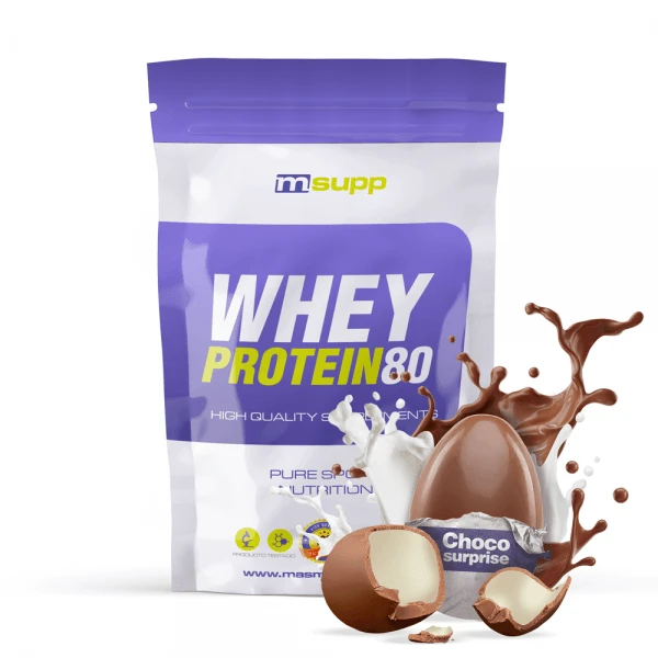 MASmusculo - Whey Protein 80 - 1 kg - ✅ Kostenlose Lieferung in 4/7 Tagen Stunden im ganzen Land - Erhöht die Muskelmasse - Hilft, die Muskelmasse zu erhalten - Stärkt die Muskeln - Härtet die Muskeln - Repariert Zellen nach dem Training -