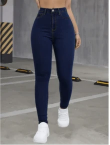 Kit 3 Skinny Jeans Comfortable Premium Butt Lifting Modeling - Nhiều màu - Xem 5