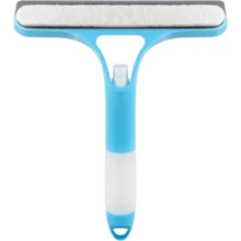 SOKANY Raspador de silicona 3 en 1, sin rayas, raspador multiusos pequeño, adecuado para puertas de ducha, ventanas, coches, espejos - Azul - Ver 8
