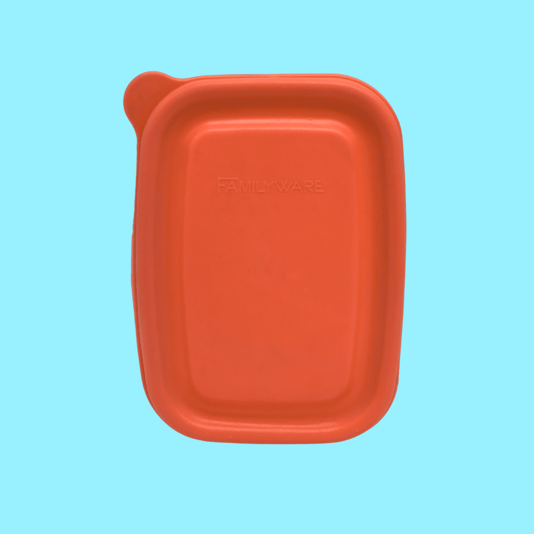 Juego de 4 herméticos mini de 200 ml, reciclables y libres de BPA; apilables, compactos y aptos para microondas, ideales para snacks, fruta, salsas y porciones pequeñas. - Naranja - Añade 4