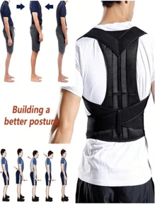 Unisex Adult Student Adjustable Posture Corrector, Can Provide Support For Clavicle, Neck, Back And Shoulders, Suitable For Men And Women