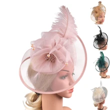 1 件复古迷人帽子 Y2K 金色发饰肯塔基头饰德比药盒教堂帽金色头饰女士鸡尾酒婚礼茶会配饰帽子返校、小帽子、迷你迷人帽子、迷你高顶礼帽、迷你帽、狂欢配饰