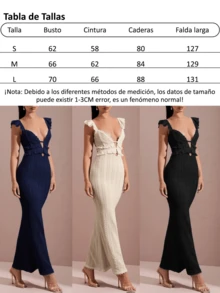Vestidos elegantes sin espalda para mujer, vestidos largos elegantes, vestido casual mujer, vestidos de fiesta, vestidos de noche con envoltura sexy para mujer, vestidos de graduación. - Blanco - Ver 4
