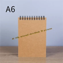 1 pièce Carnet de croquis de peinture classique, papier vierge, reliure spirale à rabat, 30 paquets, carnet de croquis, papier de peinture et d'écriture pour adultes, cadeau de Halloween/Noël/Nouvel An/Pâques pour débutants