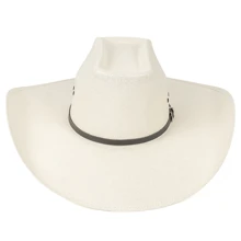 Men's White Dakota Country Hat Wide Brim Cowboy Rodeo Barretos