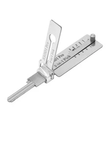 1 件二合一紧急开启工具，民用锁匠撬棒，便携式，高精度专业工具，不适用于所有锁芯