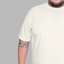 Men's Plus Size Motivation Focus Shirt T-Shirt - Yellow - View 3