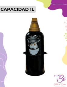 2 Pelón Dulcero para Graduación Recuerdo Fiesta - Negro - Ver 3