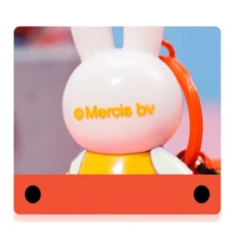 MIFFY Classic Keychain – Iconic Dutch Bunny Charm! Minimalist Design Meets Daily Utility, Perfect For Keys, Bag Accessories, Or Collector's Items. Carry A Touch Of Nostalgia Everywhere! - Red - View 5