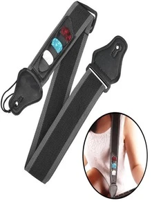 1/2pcs Adjustable Simple Guitar Strap - Gray, High-Quality And Stylish, Durable Fabric, Minimalist Design, Sturdy Structure, Classic Guitar Strap, Suitable For Electric, Acoustic And Bass Guitars - Includes Detachable Pick, Gift Set For Bass And Electric Guitarists