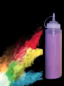 1 个喷雾瓶彩色跑步粉/彩色玉米淀粉/彩虹粉，用于马拉松、彩虹跑、户外运动会、比赛开幕式等活动，增添动感色彩和欢乐气氛（半透明塑料挤压瓶） - 彩色 - 查看 13